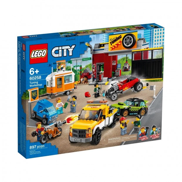 LEGO City 60258 City Tuning mhely
