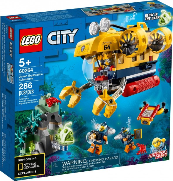 LEGO City 60264 Ocean Exploration Submarine j, bontatlan