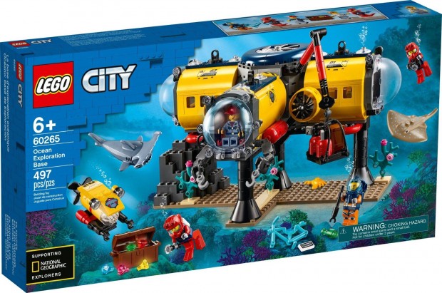 LEGO City 60265 Ocean Exploration Base j, bontatlan