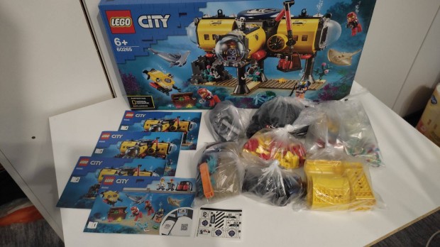 LEGO City 60265 - Óceánkutató bázis - dobozos, újszerű