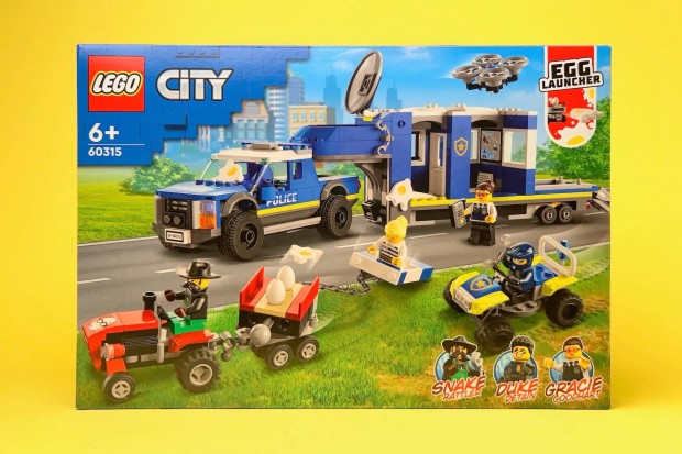 LEGO City 60315 Police Mobile Command Truck, j, Bontatlan