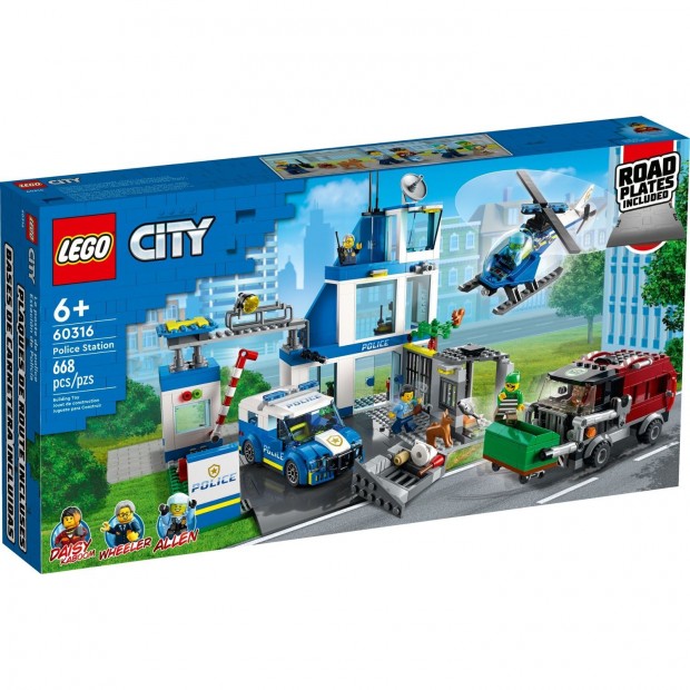 LEGO City 60316 Rendrkapitnysg - 60316