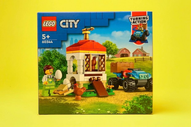 LEGO City 60344 Chicken Henhouse, j, Bontatlan