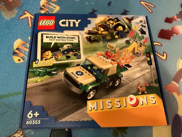 LEGO City 60353 - Vadllat ment kldetsek (j, bontatlan)