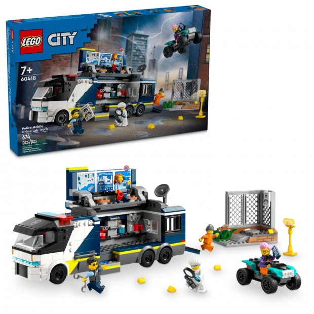 LEGO City 60418 Rendrsgi mozg bngyi labor