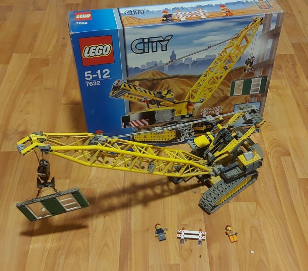 LEGO City 7632 lnctalpas daru + doboz + lers megkimlt BP!