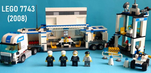 LEGO City 7743 Police Command Center (2008), hinytalan