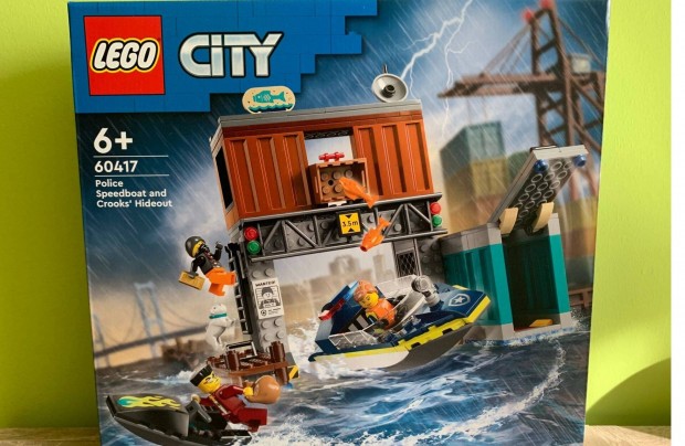 LEGO City Rendrsgi motorcsnak s a rablk rejtekhelye (60417) - j