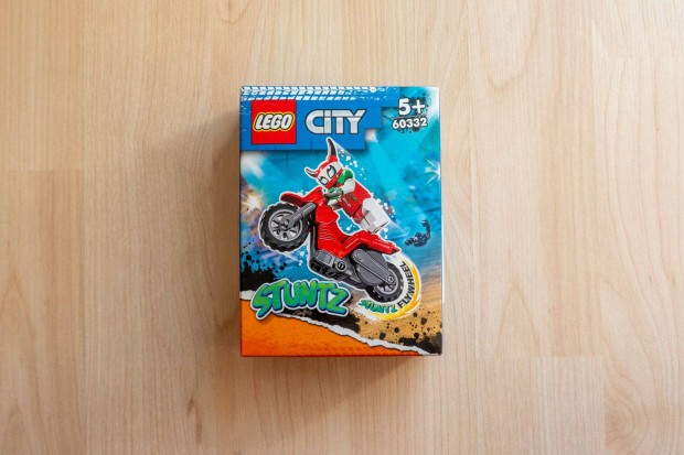 LEGO City Stuntz Vakmer skorpi kaszkadr motorkerkpr 60332