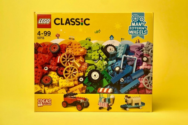 LEGO Classic 10715 Kockk s kerekek, j, Bontatlan