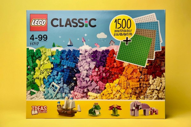LEGO Classic 11717 Elemek, lapok, Uj, Bontatlan