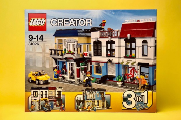 LEGO Creator 31026 Bike Shop & Cafe, Uj, Bontatlan