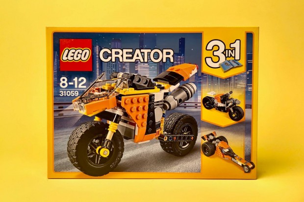 LEGO Creator 31059 Narancssrga vrosi motor, Uj, Bontatlan
