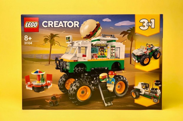 LEGO Creator 31104 Monster Burger Truck, Uj, Bontatlan