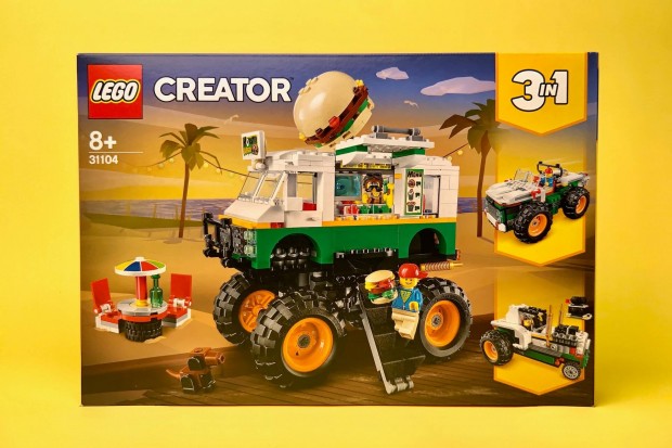LEGO Creator 31104 ris hamburgeres teheraut, Uj, Bontatlan