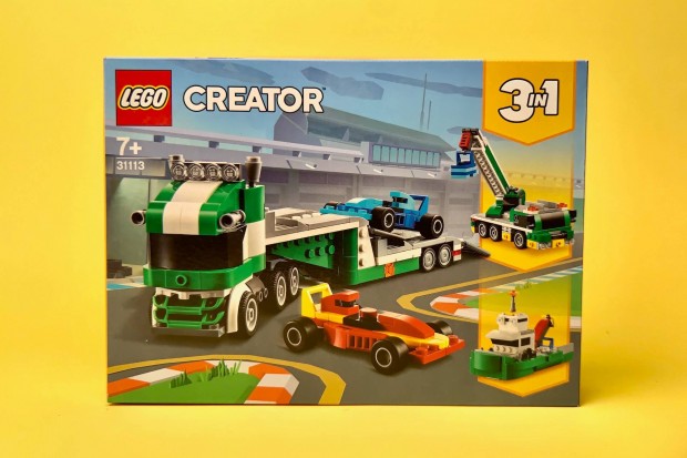 LEGO Creator 31113 Race Car Transporter, Uj, Bontatlan