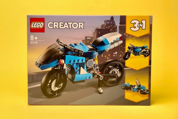 LEGO Creator 31114 Szupermotor, j, Bontatlan
