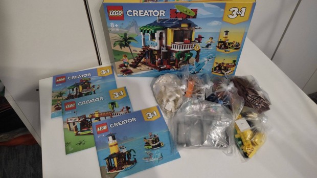 LEGO Creator 31118 - Tengerparti ház szörfösöknek - dobozos, újszerű