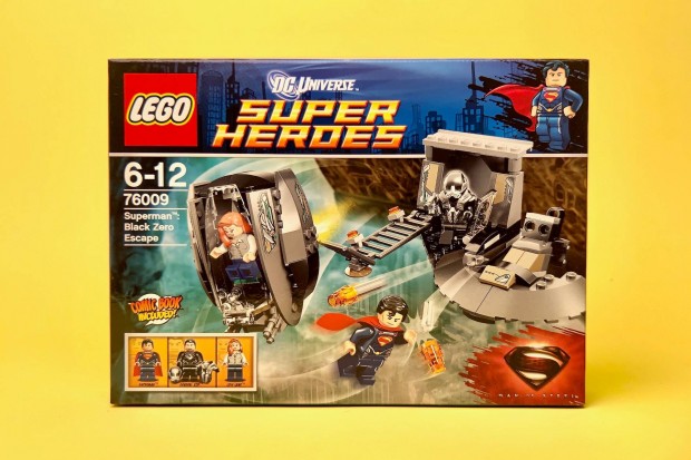LEGO DC 76009 Superman Black Zero Escape, Uj, Bontatlan
