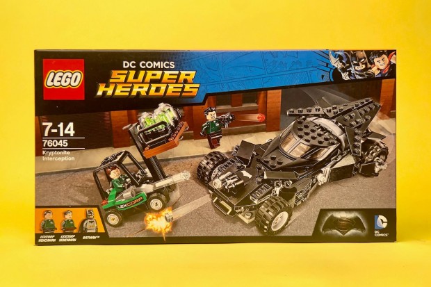 LEGO DC 76045 Kryptonite Interception, Uj, Bontatlan
