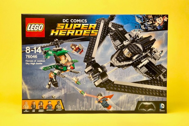 LEGO DC 76046 Heroes of Justice Sky High Battle, Uj, Bontatlan