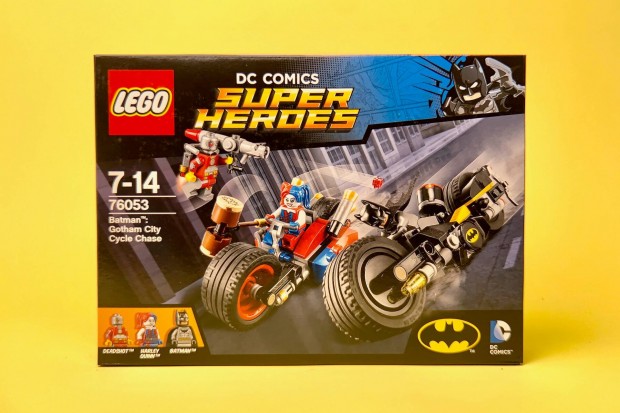 LEGO DC 76053 Motoros ldzs Gotham City vrosban, Uj, Bontatlan