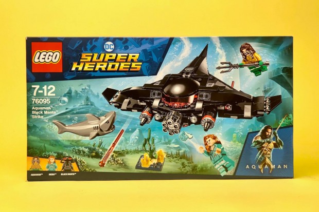 LEGO DC 76095 Black Manta Strike, Uj, Bontatlan