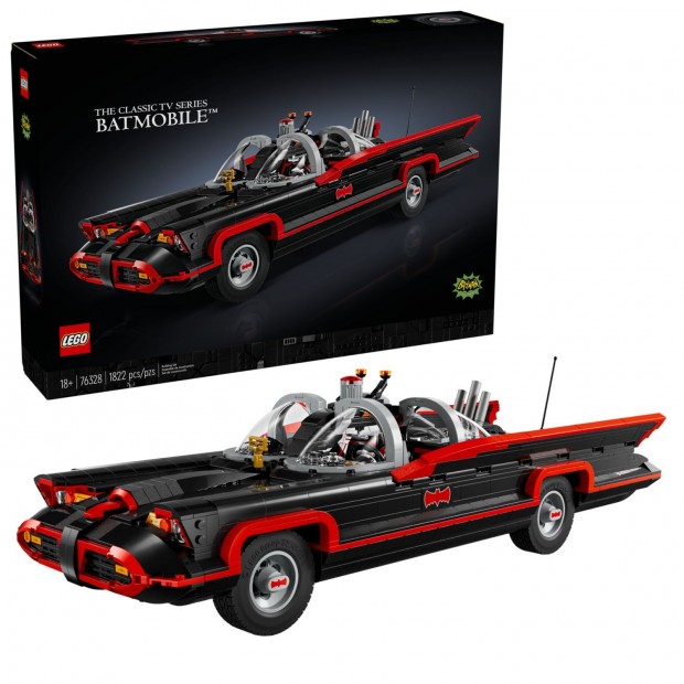 LEGO DC Batman 76328 Batman - Batmobile a klasszikus tvsorozatbl -