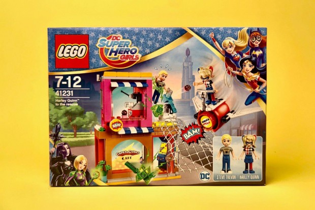 LEGO DC Super Hero Girls 41231 Harley Quinn to the R., Uj, Bontatlan