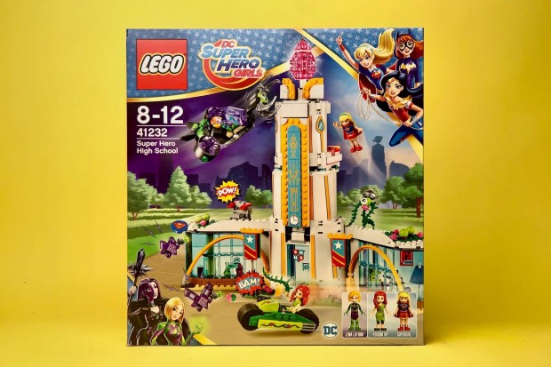 LEGO DC Super Hero Girls 41232 Super Hero High School, Uj, Bontatlan