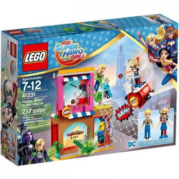LEGO DC Super Hero Girls - 41231 - Harley Quinn a megment (217db-os)