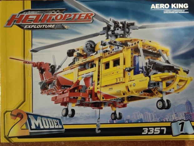 LEGO-Decool 3357 Rescue Helicopter 2 In 1 Transformable