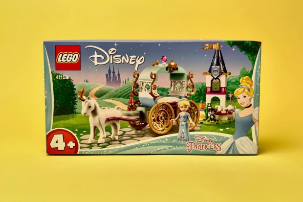 LEGO Disney 41159 Cinderella's Carriage Ride, Uj, Bontatlan