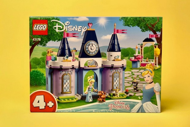 LEGO Disney 43178 Cinderella's Castle Celebration, Uj, Bontatlan
