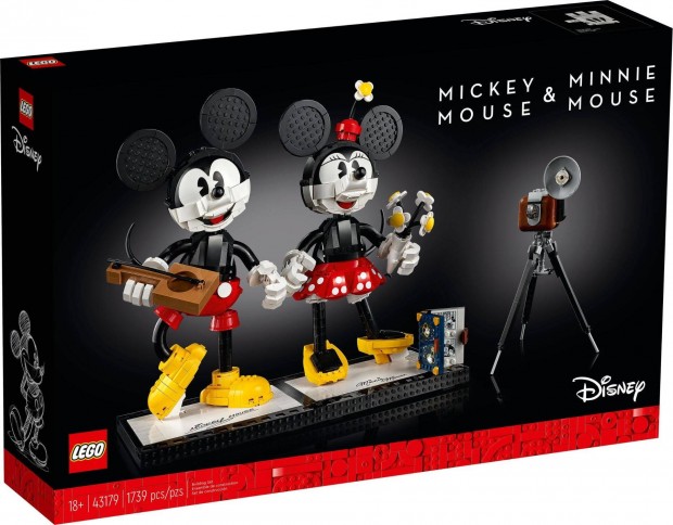 LEGO Disney 43179 Mickey Mouse and Minnie Mouse j, bontatlan