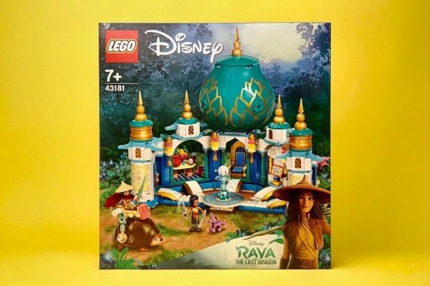 LEGO Disney 43181 Raya and the Heart Palace, Uj, Bontatlan