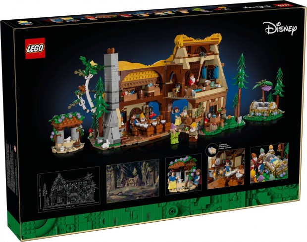 LEGO Disney 43242 Snow White and the Seven Dwarfs' Cottage j, bontatl