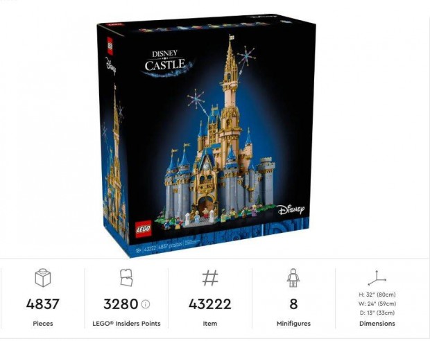 LEGO Disney Disney kastly 43222