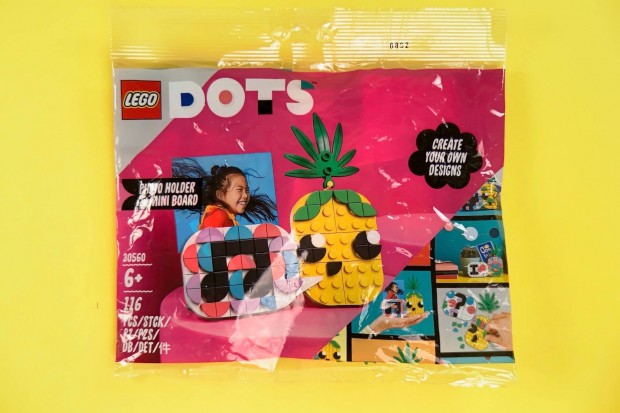 LEGO Dots 30560 Pineapple Photo Holder and Mini B., j, Bontatlan