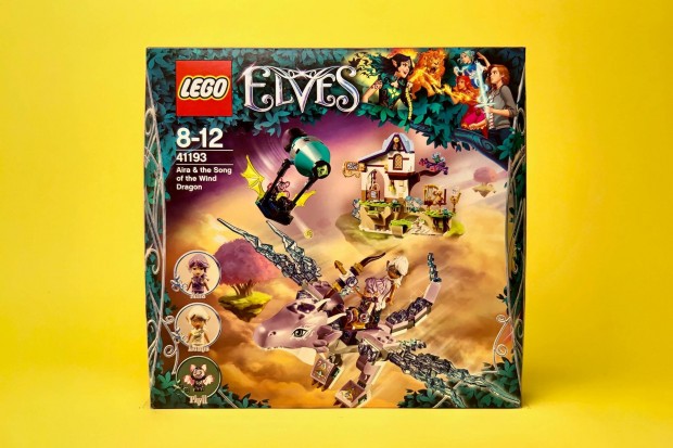 LEGO Elves 41193 Aira & the Song of the Wind Dragon, Uj, Bontatlan