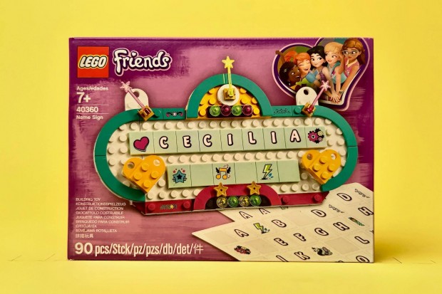 LEGO Friends 40360 Name Sign, j, Bontatlan