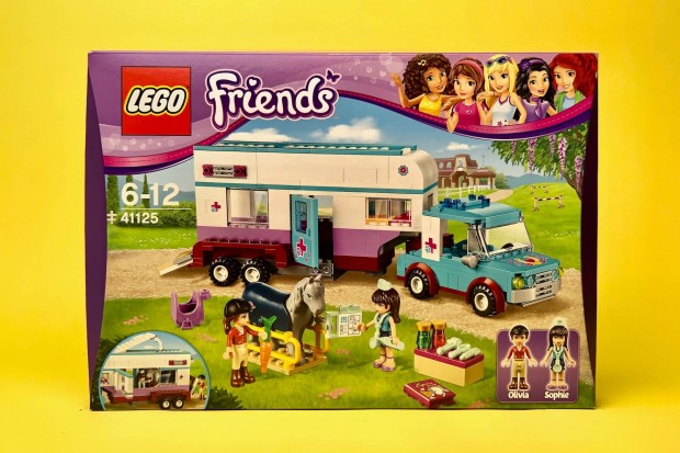 LEGO Friends 41125 Horse Vet Trailer, j, Bontatlan