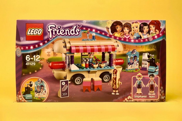 LEGO Friends 41129 Vidmparki hotdog rust kocsi, j, Bontatlan