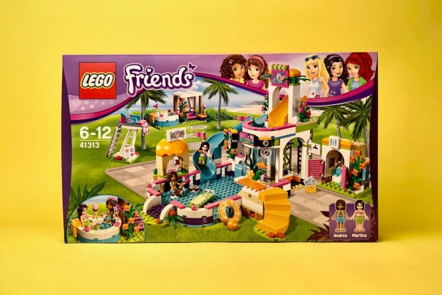 LEGO Friends 41313 Heartlake Summer Pool, Uj, Bontatlan