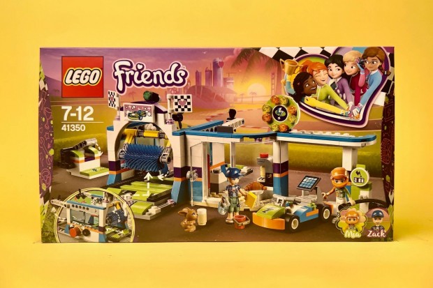 LEGO Friends 41350 Spinning Brushes Car Wash, Uj, Bontatlan