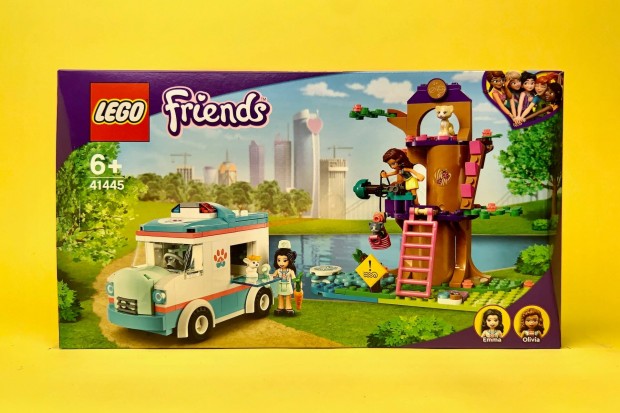 LEGO Friends 41445 Vet Clinic Ambulance, j, Bontatlan