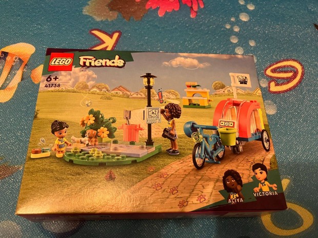 LEGO Friends 41738 - Kutyament bicikli (j, bontatlan)