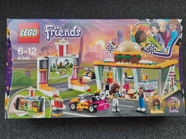 LEGO Friends Gokart sorozat 41349 Heartlake autsmozi s gyorstterem