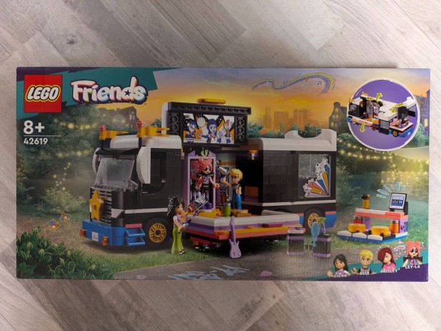 LEGO Friends - Popsztr turnbusz (42619) j, Bontatlan!