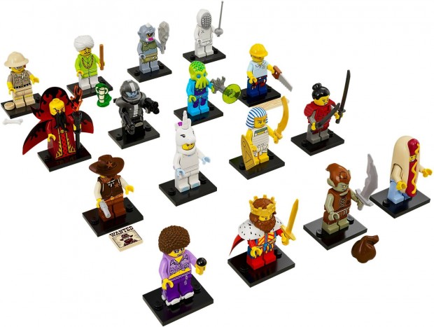 LEGO Gyjthet minifigura 13. szria, teljes sorozat 16 db, 71008 j
